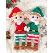 Merry Santas Helper Amigurumi Crochet Pattern - English, Dutch, German, Spanish, French