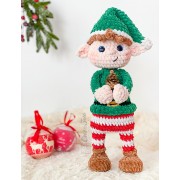 Merry Santas Helper Amigurumi Crochet Pattern - English, Dutch, German, Spanish, French