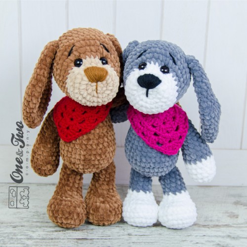 Dog crochet. Chunky dog. Crochet doggy. Pet crochet. Emotional support pet.  Dog lover.
