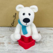 Parker the Polar Bear Amigurumi Crochet Pattern